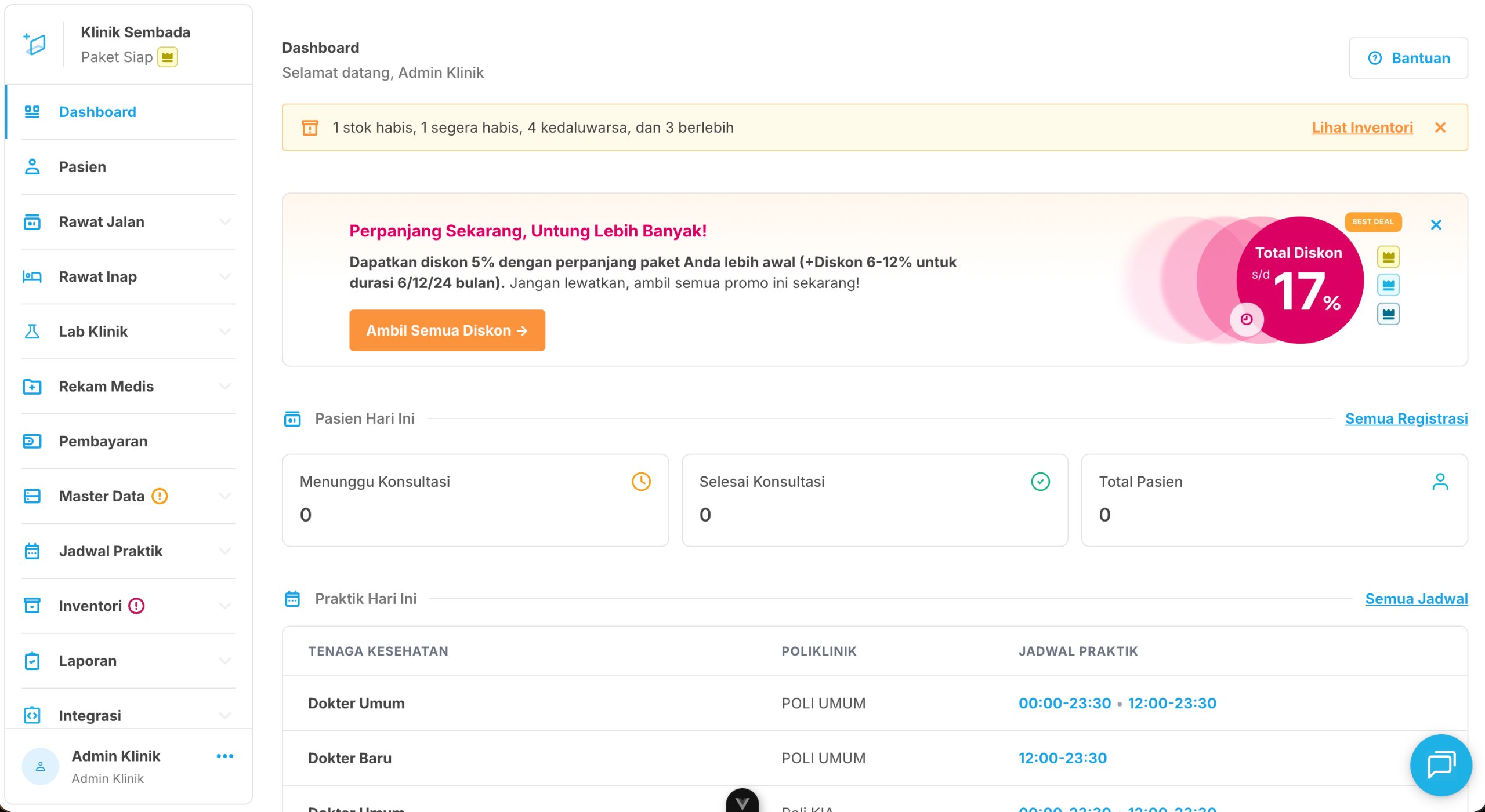 Klinik Pintar Healthcare Platform